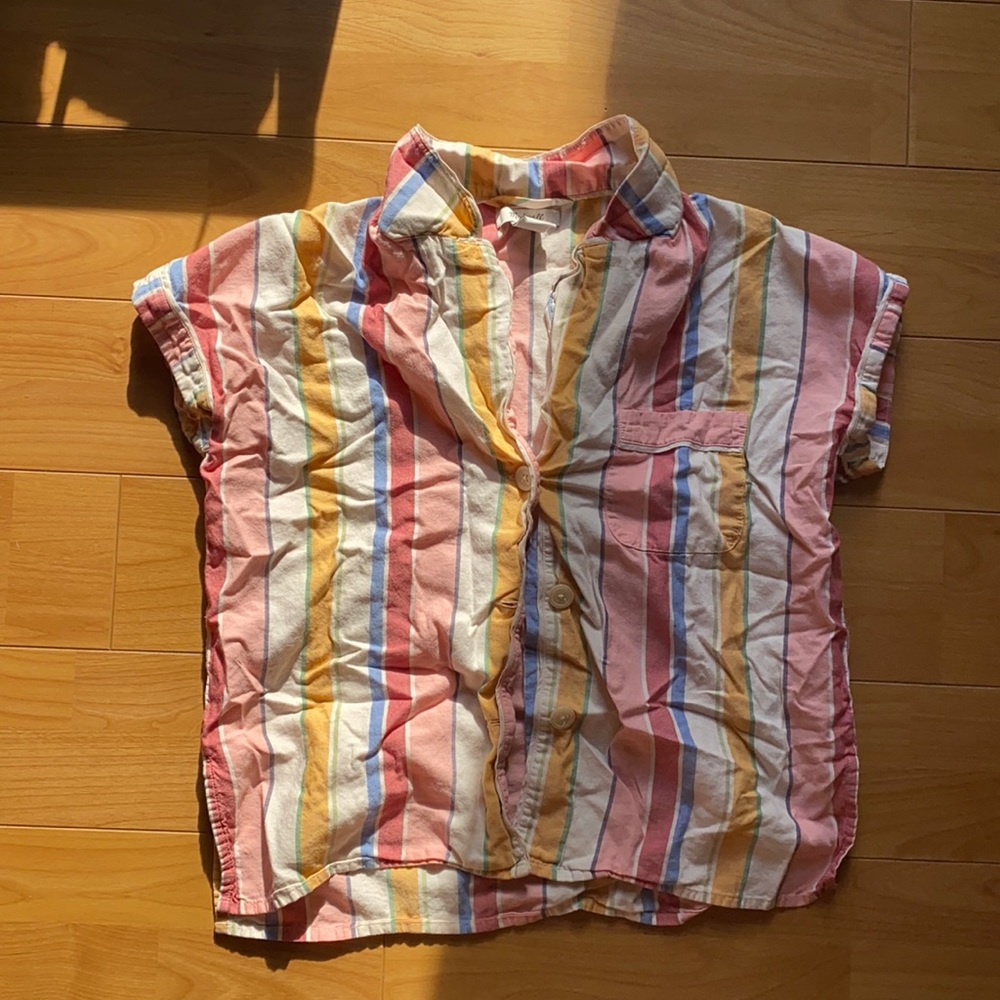 Madewell Striped Button Up